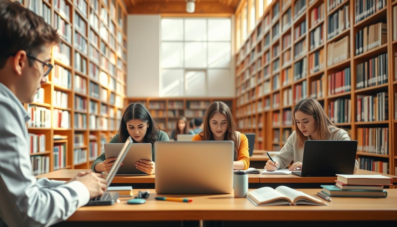 Students and educational resources in a modern learning environment